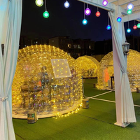 Dôme géodésique préfabriqué pour complexe hôtelier, tente en forme de bulle NANXIANG, design moderne, maisons en dôme en PVC