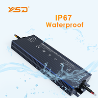 100w IP67 CONDUIT conducteur shenzhen YSD AC/DC 12v 24v 150w 200w ip67 tension constante imperméable à l'eau a mené l'alimentation d'énergie de conducteur pour extérieur