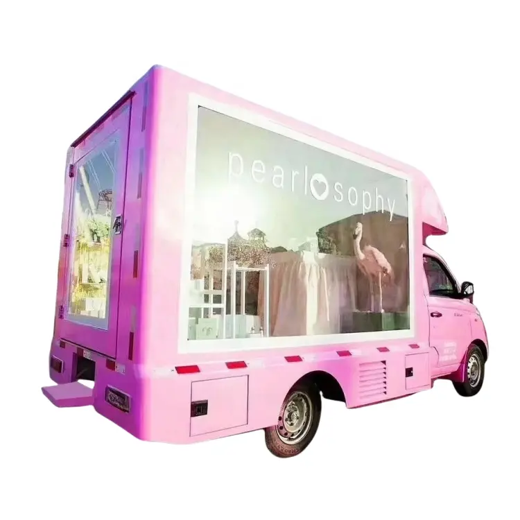 China VENTA CALIENTE Camión de publicidad LED Camión de escenario móvil Camión de fiesta de boda romántica a la venta