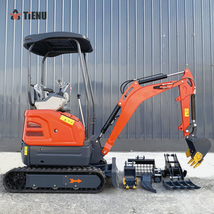 Mini excavadora con descuento a precio de fábrica, alta potencia de excavación de 1,7 toneladas con nueva excavadora sobre orugas, Mini embolsadora compacta, garantía de 2 años - Product Image 4