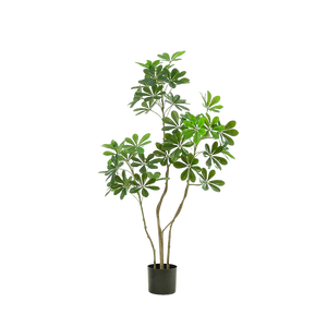 Árbol de Bambú Artificial Grande en Maceta, Hojas de Bambú Falsas Verdes, Estilo Nórdico para Decoración de Interiores, Hogar, Oficina, Jardín, 155 cm - Product Image 1