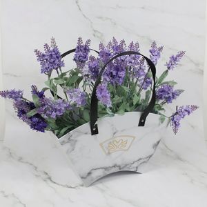 กล่องกระดาษใส่ดอกไม้แบบพกพา รูปทรงพัดลม - Product Image 3
