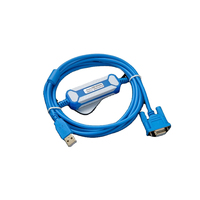 AMSAMOTION USB-MD204L Cable de Datos de PVC de 2.5-3 Metros con Conductor de Cobre para Uso Industrial, Pantalla Táctil HMI, Temperatura de Funcionamiento