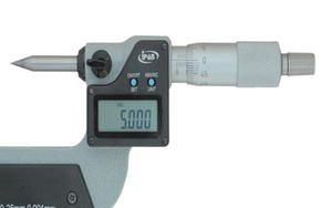 Elektronische digitale puntmicrometer 0-25 mm 0,001 nauwkeurigheid IP65 buitenmicrometer - Product Image 3
