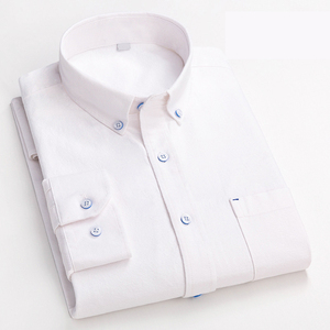 OEM/ODM Camisa dogana piccolo colletto ribaltato stampato da uomo a manica lunga Casual da indossare camicia classica con polsino esagonale - Product Image 3