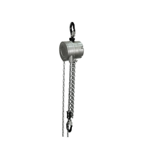 Palans à chaîne manuels en alliage d'aluminium léger TOYO-INTL 360 °   Crochet rotatif G80 pour chaîne, tête fermée anti-poussière