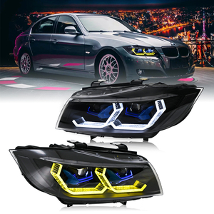 E90-A204-A-H pour BMW Série 3 E90 E91 2005-2012, phare avant halogène <span class=keywords><strong>xénon</strong></span>, assemblage de phare, modification, feux de jour - Product Image 2