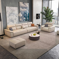 Canapé minimaliste de loisirs Dareko, couleur personnalisée, couleur unie, style moderne, ensemble de canapés pour salon, rembourrage en éponge