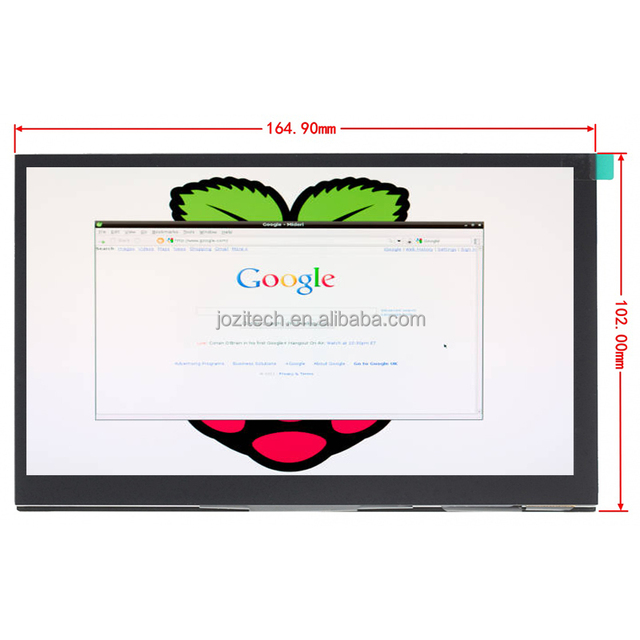 Support Raspberry Pi 3 Raspberry Pi 4 7inch IPS 1024x600 Multi-touch Display 7inch Capacitive Touch Screen LCD (H) With 2 Stands