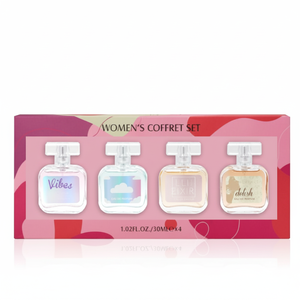 4-Piece <b>Set</b> Women's Long-Lasting Eau De Parfum <b>Spray</b> 4 Different Flavors in Gift Box Perfect Holiday Gifts Dati - Product Image 2
