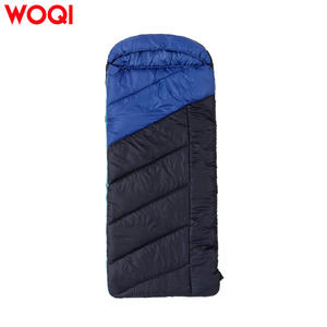 Sac de couchage Woqi Envelope pour adulte, imperméable, polyester bleu, 3 kg, pour le camping, utilisation trois saisons - Product Image 2