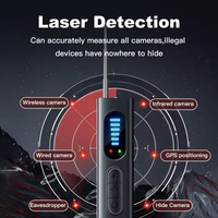 Détecteur d'insectes T15 Lentille de signal GPS Traqueur RF Mini détecteur de caméra cachée Détecteur d'objectifs portable Détecteur d'insectes espions GSM