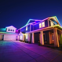 Pixel LED inteligente para decoración navideña, luz RGB de 12v, resistente al agua Ip68, novedad