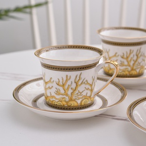 ชุดกาแฟและชุดน้ำชาพอร์ซเลนสไตล์ยุโรปสุดหรูจากโรงงานขายส่ง - Product Image 2