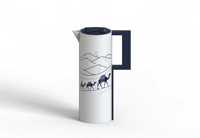Termo de Acero Inoxidable con Aislamiento al Vacío, de Alta Calidad, 1000 ml, para Té y Café, con Interior de Vidrio, para Camping, 12-24 Horas, Nuevo 2026