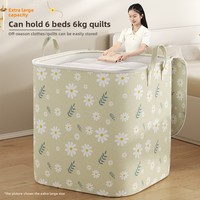Sac de rangement pour couette grande capacité, sac de déménagement, organisateur de vêtements pour armoire domestique, imperméable, non tissé, moderne, pour literie