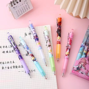 Juego Genshin Impact dibujos animados papelería Gel pluma <span class=keywords><strong>Raiden</strong></span> <span class=keywords><strong>Shogun</strong></span> Kamisato Ayaka Ganyu <span class=keywords><strong>Hu</strong></span> <span class=keywords><strong>Tao</strong></span> Nahida Yae Miko firma pluma - Product Image 5