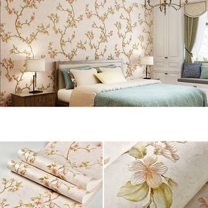 Papel de Parede Não Tecido Autoadesivo 3D Espessado Estilo Pastoral Americano para Quarto, Sala de Estar e Parede de Fundo de TV - Product Image 6