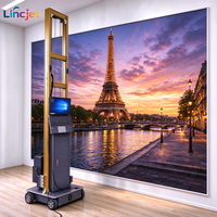 Printer Dinding Tinta UV LINCJET LC-A2, Mesin Cetak UV Digital dengan Tinta UV yang Dapat Dikeringkan untuk Dekorasi Dinding yang Tahan Lama