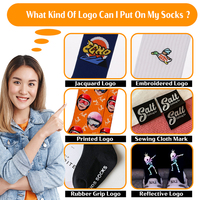 Vente chaude Logo Jacquard Personnalisé Blanc Noir Hommes Tube Coton Chaussettes De Sport Sox Crew Sport Chaussettes Stock Lot