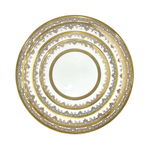 Wholesale Rose Gold Charger Plates <b>Dinnerware</b> <b>Sets</b> Luxury Bone China <b>Dinnerware</b> <b>Set</b> Luxury Porcelain Plates - Product Image 1