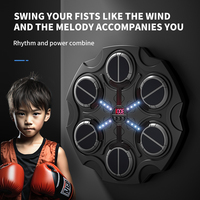 Vente en gros de jeu interactif pour enfants avec musique de boxe intelligente éclairée par LED Équipement d'entraînement de cible de boxe intelligent de haute qualité