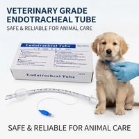 Ensemble de tubes endotrachéaux vétérinaires professionnels pour la chirurgie et les urgences animales