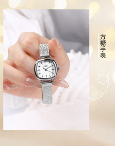 Reloj de Mujer con Diseño Elegante para Regalo de Navidad, Resistente al Agua, con Correa de Acero Inoxidable y Movimiento de Cuarzo - Product Image 3