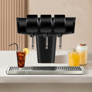 Set Personalizzato di 3, 4, 5, 6, 8 Rubinetti per <span class=keywords><strong>Acqua</strong></span> <span class=keywords><strong>Frizzante</strong></span>, Post-Mix, Soda, Cola, con Valvola di Erogazione e Refrigeratore Carbonatore - Product Image 2