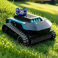 Tondeuse à gazon télécommandée CE EPA EURO5, coupe-herbe sur chenilles, machine de jardinage et d'agriculture