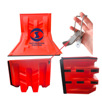 Barrière anti-inondation en plastique ABS haute résistance rouge pour la maison
