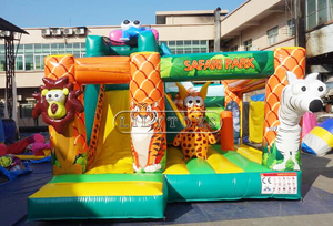 Lilytoys Château gonflable combiné en PVC pour enfants, avec toboggan et aire de saut - Product Image 2