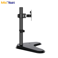 Brazo para Monitor de Escritorio con Gestión de Cables, Capacidad de 8 kg, Movimiento Completo, Giro de 360°, Inclinación de 90°, VESA 100x100