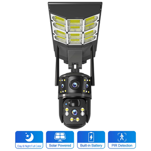 LED-Außen beleuchtung <span class=keywords><strong>Solar</strong></span> Street Light Integrierte <span class=keywords><strong>Solar</strong></span>-Flutlicht kamera