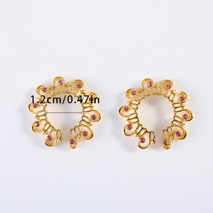 Anneau de tétine sexy en alliage de zinc pour femmes, accessoire pour corps sexy, cœur de pêche, sans <span class=keywords><strong>piercing</strong></span>, 1 paire - Product Image 5