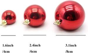 Adornos Navideños al por Mayor, Bolas de Navidad para Decorar el Árbol, Adornos Navideños Sublimables de 8 cm - Product Image 3