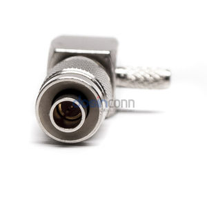 RG179 समाक्षीय केबल के लिए समकोण DIN 1.0-<span class=keywords><strong>2.3</strong></span> 50 75 ओम पुरुष कनेक्टर क्रिंप - Product Image 3