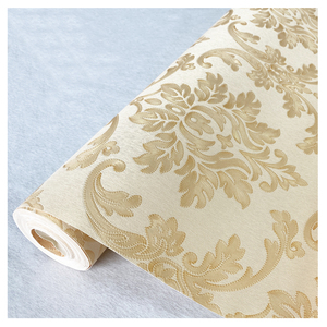 Роскошные виниловые обои из ПВХ, настенные украшения для дома, Дамасские обои, 3d европейские тисненые обои - Product Image 6