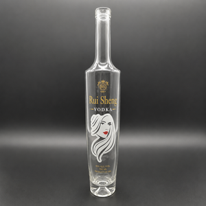 Botella de Vidrio para Vodka, Whisky o <span class=keywords><strong>Mezcal</strong></span>, Proceso Frost, Transparente, 375ml, 500ml, 700ml, 750ml, con Tapón de Corcho - Product Image 6