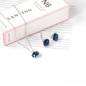 Ason Luxury 18k Gold Plated Wholesale Colourful Zircon Stainless Steel <b>Jewelry</b> <b>Set</b> <b>for</b> <b>Women</b> - Product Image 5