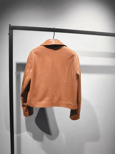 Manteau en cuir PU pour femme 2026 – Nouvelle collection automne-hiver – Blouson moto décontracté et tendance avec boutons - Product Image 6