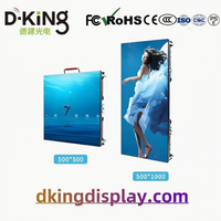 P3.91 HD Kiralık LED Ekran 500*1000mm, Sahne Sergi Etkinlikleri için İç ve Dış Mekan LED Video Duvar Sistem Paketi