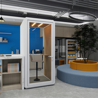 Pod silencieux modulaire de qualité certifié Pod de bureau de réunion en plein air insonorisé économique Pod de bureau privé unique