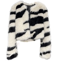 Tissu en fausse fourrure longue pour femmes, manteau pour vêtements pour oreillers