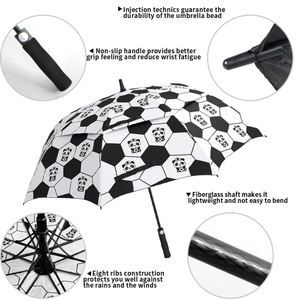 Extra Large Golf <b>Umbrella</b> Double Layer Wind Resistant Outdoor Sports Event Stadium Coverage Fiberglass Shaft Straight <b>Umbrella</b> - Product Image 5