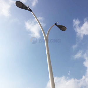 8 Meter Chiều Cao Đường Đôi Cánh Tay/Cánh Tay Đơn Nhôm Điện Đường Phố Ánh Sáng Ba Lan Qatar - Product Image 5