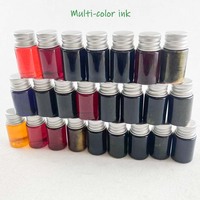 Produits GemFully Trading Nouveautés 2025 Stylos à fleurs Encre gel et ensemble de stylos en verre pour coffret cadeau bébé