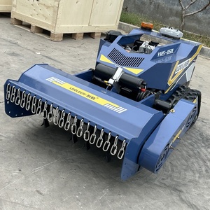 Tondeuse à gazon robotisée professionnelle <span class=keywords><strong>de</strong></span> qualité supérieure, à chenilles, diesel, avec moteur 4 temps et télécommande intelligente - Product Image 2