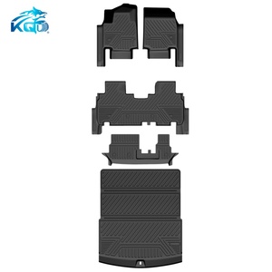KQD Waterproof <b>TPE</b> 3mm Thick 5-Piece Car Floor Mats Full Set with 1 Year Warranty Model KQD-8594/8595 for Cadillac Vistiq - Product Image 2