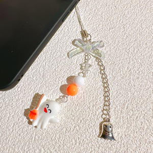 Nouveau fantôme téléphone portable breloques sangles lanière Halloween Kawaii femmes téléphones porte-clés accessoires mode mignon Ins Style - Product Image 5